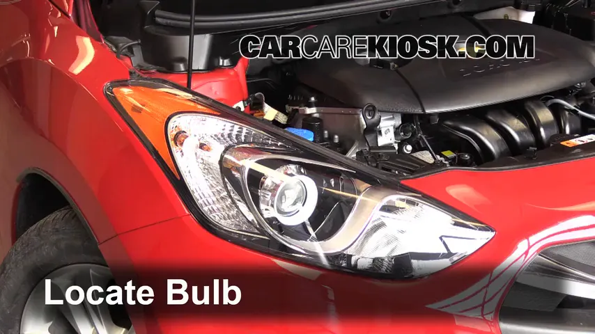 2013 Hyundai Elantra GT 1.8L 4 Cyl. Hatchback (4 Door) Lights Turn Signal - Front (replace bulb)